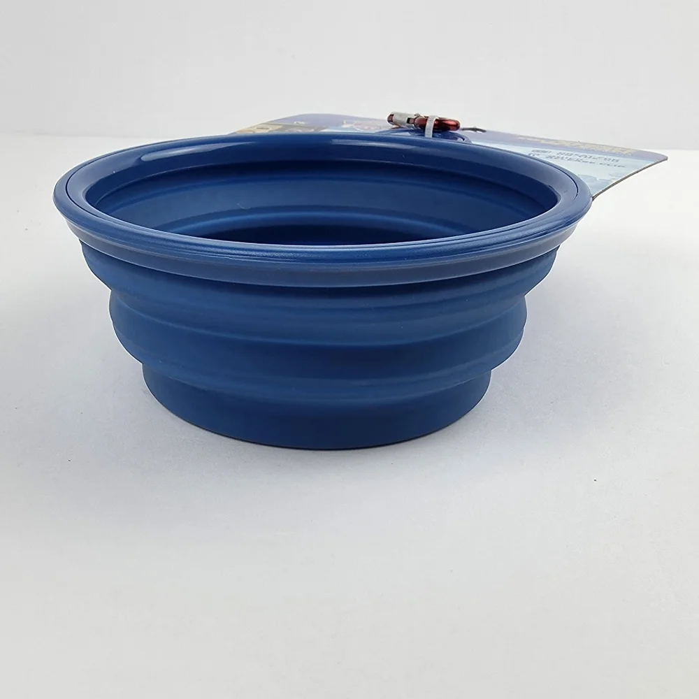 PAW Patrol Silicone Collapsible Pet Bowl - Blue